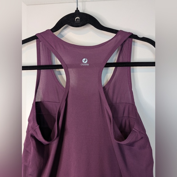 Oiselle Women’s Pleat Tank Plum Purple Size 6 - Picture 4 of 7